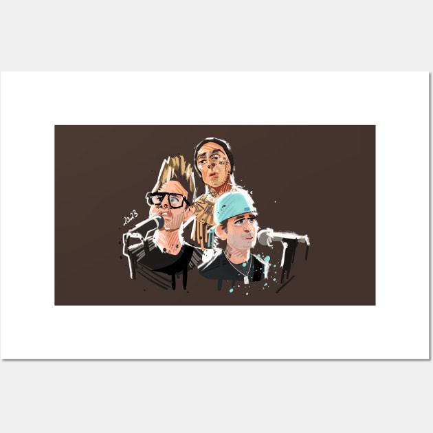 Mark, Tom and Travis Fan Art Wall Art by DMurrayArtist